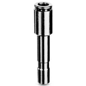 Tube - Stem - Nickle-Plated Brass - Straight Reducer Pushin Fitting - 6800